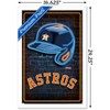 Trends International MLB Houston Astros - Neon Helmet 23 Framed Wall Poster Prints - 3 of 4