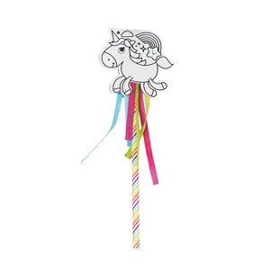 Color Your Own Unicorn Wand Craft Kit - Makes 12 : Target