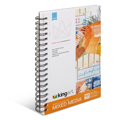 KINGART Mixed Media Paper 7x10 60 Sheets
