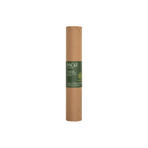 Honeycomb Packing Paper,11.8 x 131' Cushioning Wrap Roll  Perforated-Packing,Eco Friendly Packing Paper with 20 Fragile Sticker  Labels for
