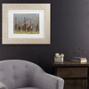 Trademark Fine Art - Bee Thalin Giraffe Family Matted Framed Art - 2 of 4