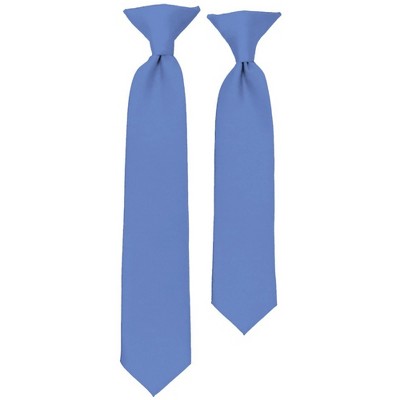 Solid Color Pre-tied Clip On Necktie For Boy