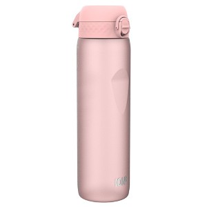 Ion8 BPA Free Recyclon Water Bottle - 32oz Pink 33oz - 1 of 4