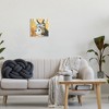 Stupell Industries Smiling Donkey Animal Painting Casual Circle Pattern Wall Plaque Art - 2 of 4