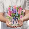 Paper Love 3D Elegance Flower Bouquet Pop Up Card, with Forever Flowers Keepsake, For All Occasion or Just Because - Oversized 10" x 7" Cards - 2 of 4