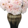 Gulches Black Ceramic Decorative Ginger Jar with Gold Design - 3 of 4