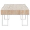 Aberton Coffee Table - Natural/White - Safavieh - 4 of 4