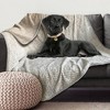 Arlee Home & Pet Waterproof Soft Plush Reversible Furniture Protector Dog and Cat Blanket - 60" x 70" - Light Gray - 3 of 4
