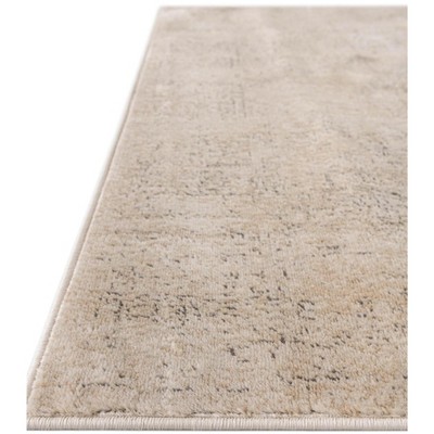 Elegant Ivory Medallion Fringeless Area Rug 10ft x 13ft