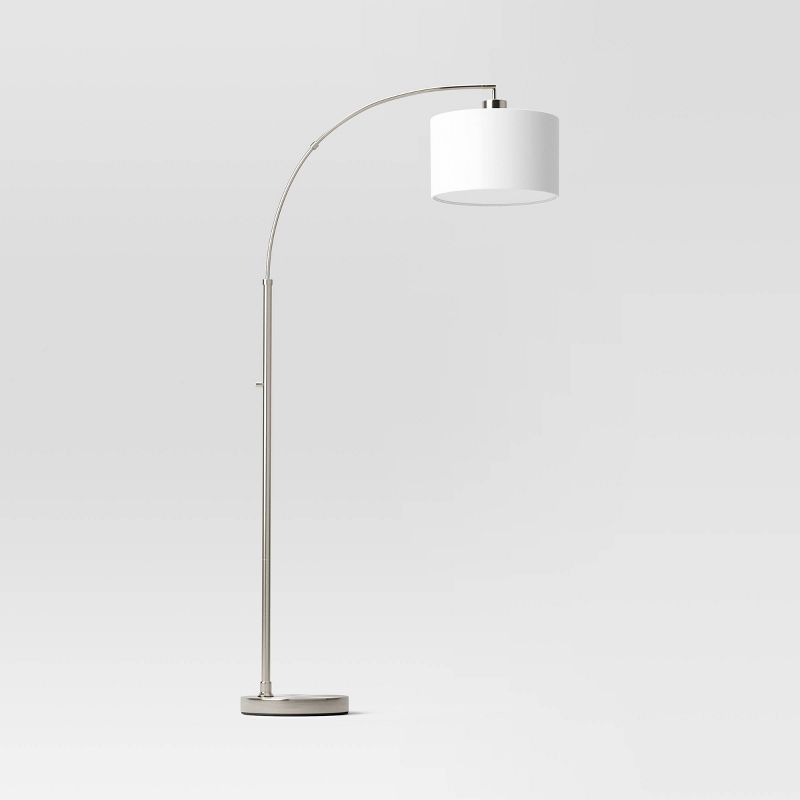 Arc Floor Lamp Silver - Threshold™, 1 of 6