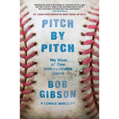 Pitch by Pitch - by  Bob Gibson & Lonnie Wheeler (Paperback)