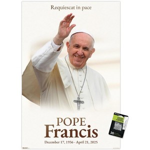Trends International Pope Francis - Memorial Unframed Wall Poster Prints - 1 of 4