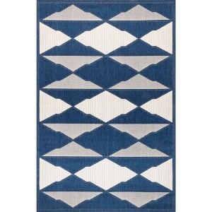 Nuloom Mickey Geometric Indoor and Outdoor Patio Area Rug - 1 of 4