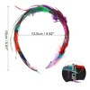 Unique Bargains Women's Elegant Feather Headband 5.91"x1.57" Assorted Color 1 Pc - 3 of 4
