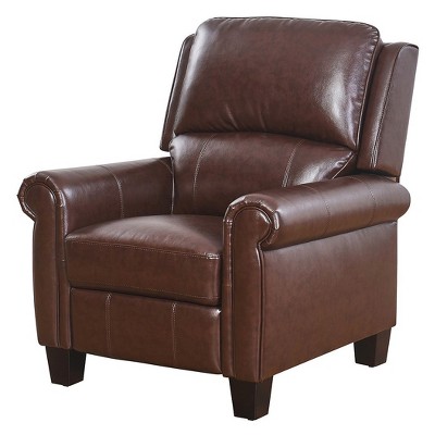 target leather recliner