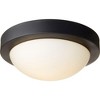 Quorum Lighting Contempo 2 - Light Flush Mount in  Noir - 2 of 4