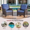 POCASSY Outdoor Chair Cushions Set, 22.5 x 25 Replacement Outdoor Cushions for Patio Furniture Dining Rocking Swivel Chairs Sofa Loveseat - 2 of 4