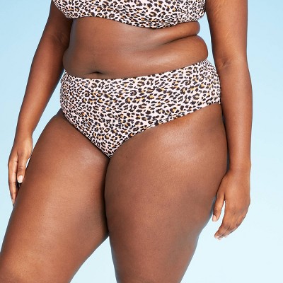 plus size leopard print bathing suit