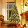 VINGLI 6ft Pre-lit Artificial Christmas Tree with 500 LED Light, Pinescones, Xmas Pine Tree with 900 Realistic PE&PVC Branch Tips - 3 of 4