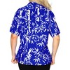 LA LEELA Women's Button Down Blouses Hawaii Shirt Short Sleeve Party Hawaiian Tropical Vacation Button Up Party Summer Holiday Shirts - image 2 of 4