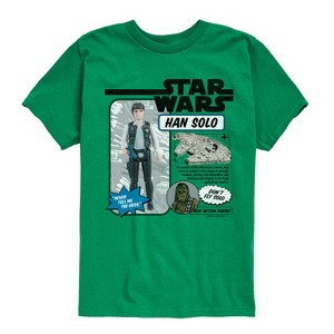 Boys' - Star Wars - Han Solo Action Figure Short Sleeve Graphic T-Shirt - 1 of 4