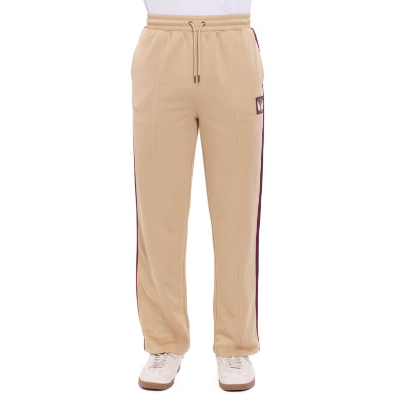Marvel Spider-Man Mens Athletic Tracksuit Pants Beige Sand Spiderman X-Small