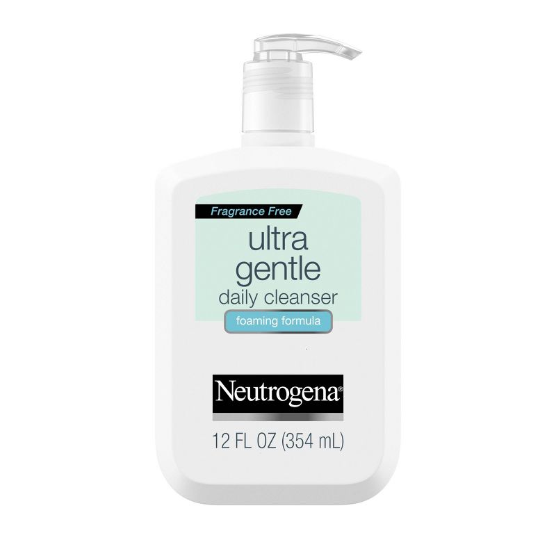Neutrogena Ultra Gentle Foaming Facial Cleanser for Sensitive Skin - 12 fl oz, 1 of 11