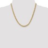 Black Bow Jewelry 5.75mm 10k Yellow Gold Flat Beveled Curb Chain Necklace - 2 of 4