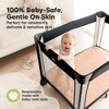 KeaBabies 2-Pack Isla Mini Crib Sheets, Pack and Play Sheets Fitted, Pack N Play Sheets, Fitted Crib Sheet - 4 of 4