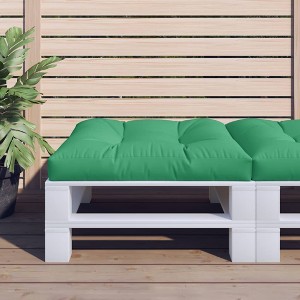 vidaXL Pallet Cushion Green 27.6 in.x27.6 in.x4.7 in. Fabric - 1 of 4