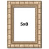 PosterPalooza | 5x8 Modern Bamboo Picture Frame, UV Acrylic, 5 Finishes - 2 of 4
