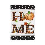 Evergreen Pumpkin Home Garden Applique Flag 12.5 x 18 Inches Indoor Outdoor Decor