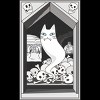Boy's Design By Humans Ghost cat the Keeper of the Crypt By runcatrun T-Shirt - 2 of 2