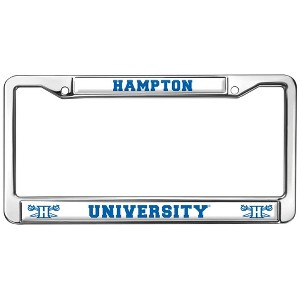 Hampton University School Logo Full Size Standard License Plate Metal Frame - 1 of 4
