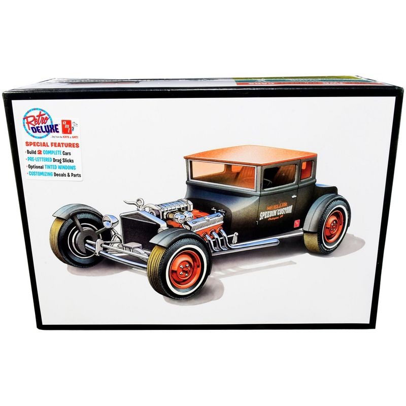 Skill 2 Model Kit 1925 Ford Model T "Chopped" Set of 2 pieces 1/25 Scale Model by AMT, 1 of 5