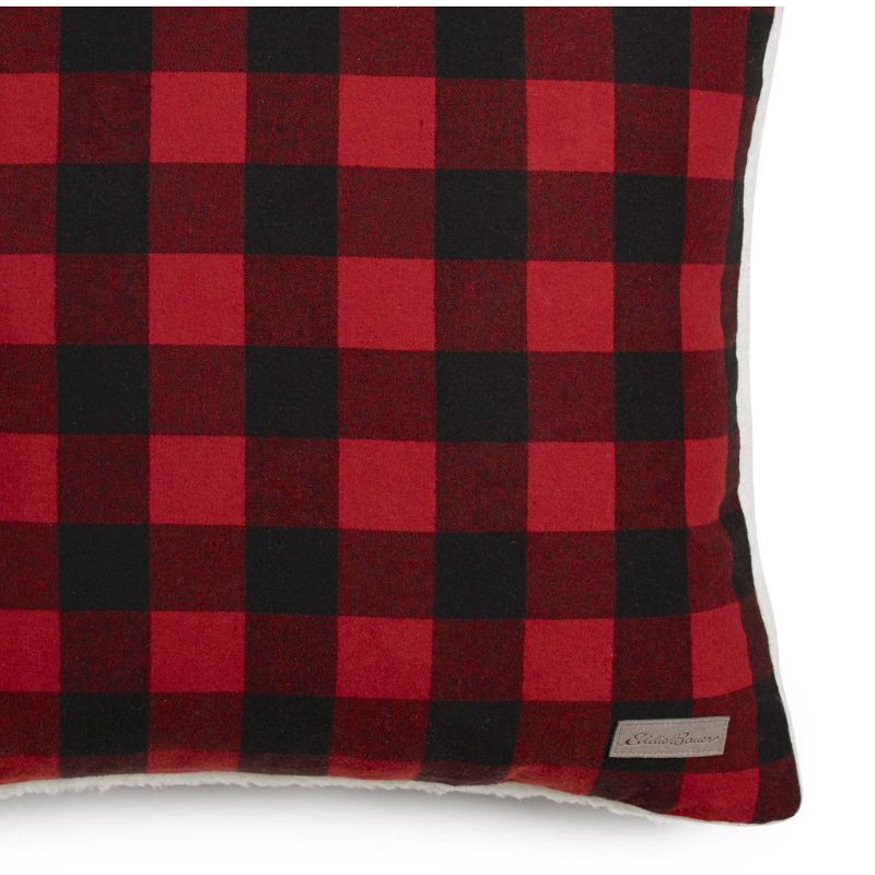 50"x60" Cabin Plaid Throw Blanket with Square Throw Pillow Set- Eddie Bauer, 6 of 8