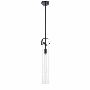 Pilaster - 1 Light Stem Hung Pendant In Industrial Style-14.5 Inches Tall and 5 Inches Wide - 1 of 1