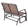 Costway Patio Glider Outdoor Rocking Bench Double 2 Person Chair Loveseat Armchair Backyard - 4 of 4