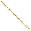 Black Bow Jewelry 5.5mm 14K Yellow or White Gold Solid Fancy Anchor Chain Bracelet, 8 In - 2 of 3