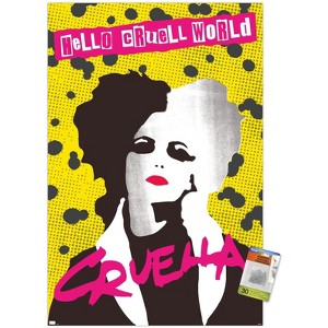 Trends International Disney Cruella - Hello Cruell World Unframed Wall Poster Prints - 1 of 4