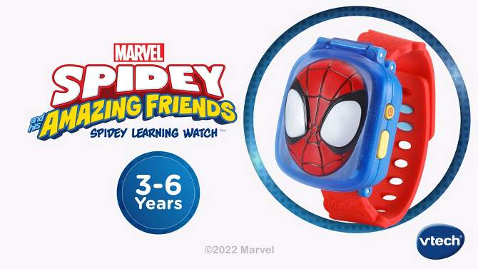 VTech Spidey and His Amazing Friends Spidey Learning Watch, 2 of 8, play video