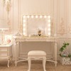 Keonjinn Large LED Vanity Makeup Mirror with LED Bulb Lights, Hollywood Makeup Mirror - 2 of 4