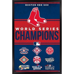 Trends International MLB Boston Red Sox - Champions 23 Framed Wall Poster Prints - 1 of 4
