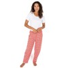 Leveret Womens Fleece Christmas Pajamas Pants - 2 of 4