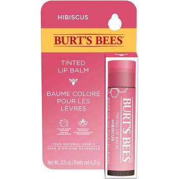Burt's Bees Tinted Lip Balm - Hibiscus Blister - 0.15oz