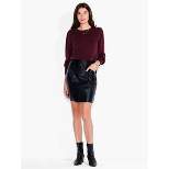 Leather skirt Louis Vuitton Black size 40 FR in Leather - 29956183
