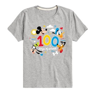 Boys' - Disney - 100 Days of School Mickey & Friends Short Sleeve Graphic T-Shirt - 1 of 4