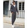 Clearlove Men's Tracksuits 2 Piece Hooded Athletic Sweatsuit Zip Jogging Sportsuits - 3 of 4