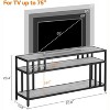 65'' TV Stand for Television up to 75 Inches, Entertainment Center with 3-Tier Open Storage Shelves, TV Media Console Table - 2 of 4