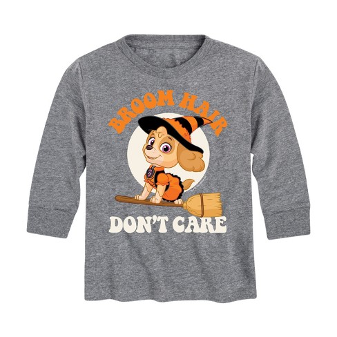 Boys' - Paw Patrol - Broom Hair Don't Care Long Sleeve Graphic T-Shirt - image 1 of 4